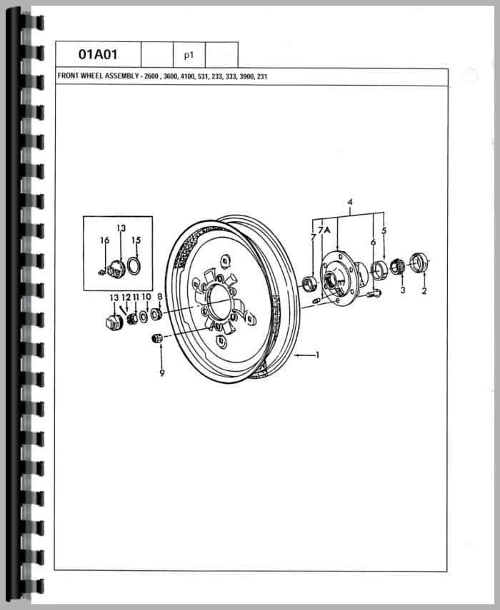 ford 4610 parts diagram