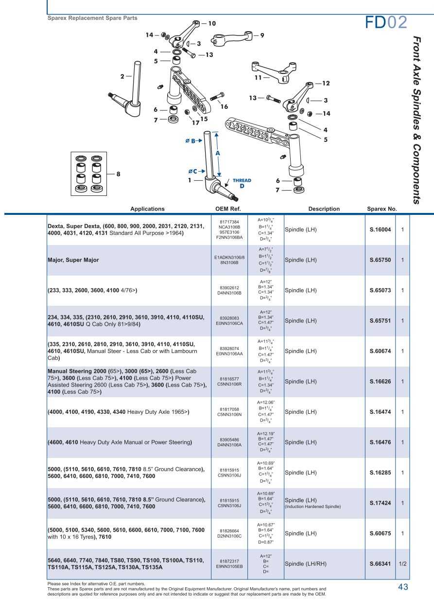 ford 4610 parts diagram