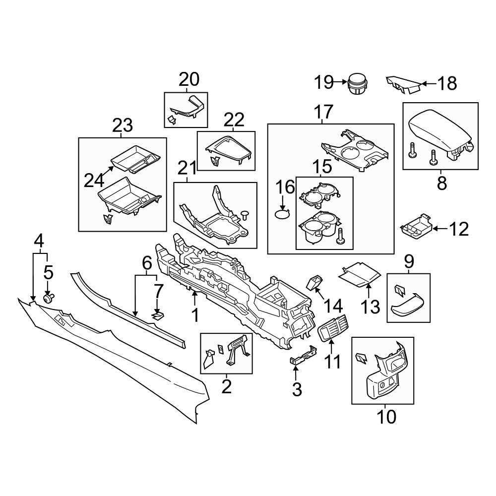 ford fusion parts diagram