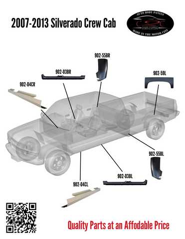 frame chevy silverado oem parts diagram