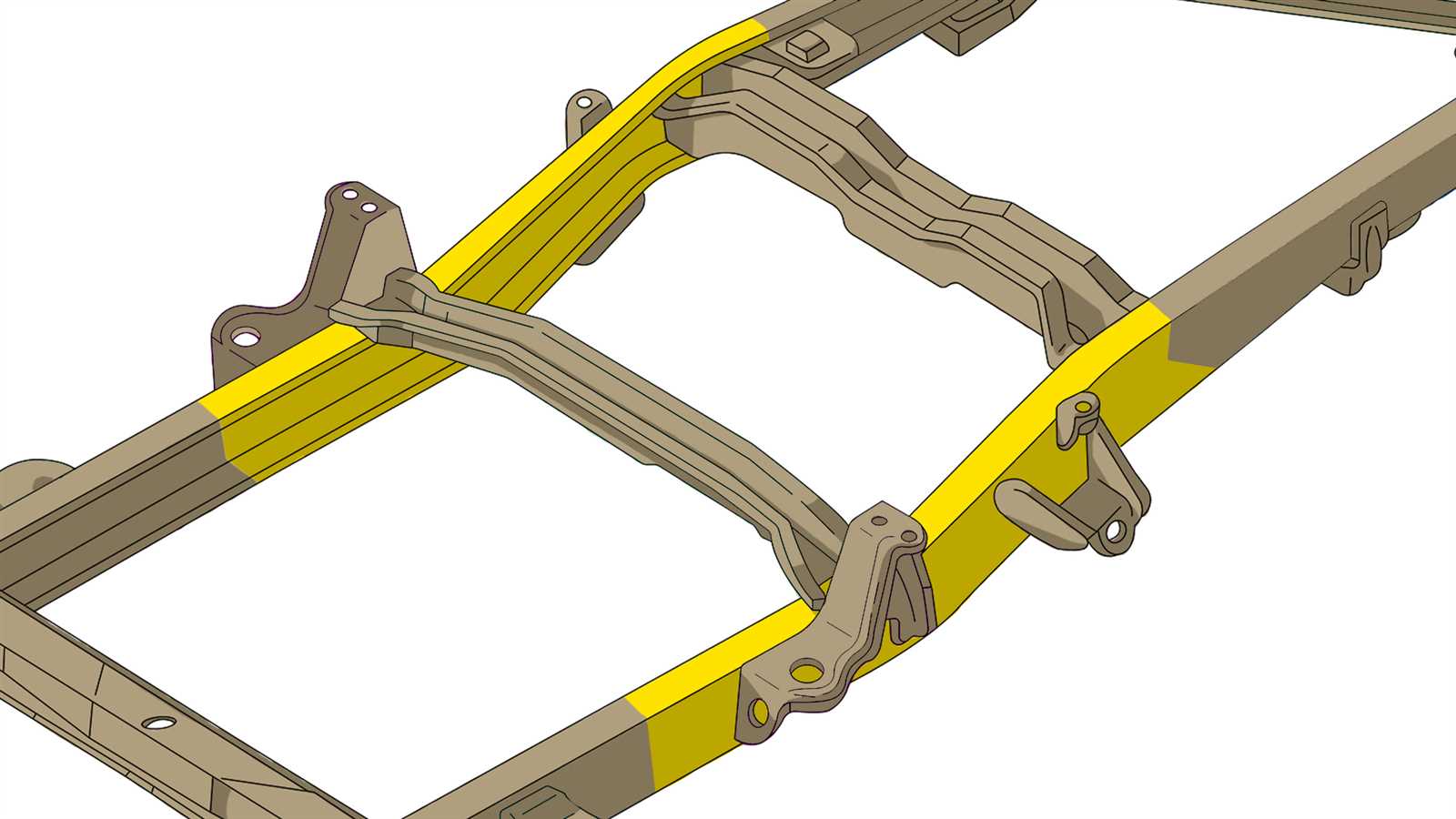 frame chevy silverado oem parts diagram