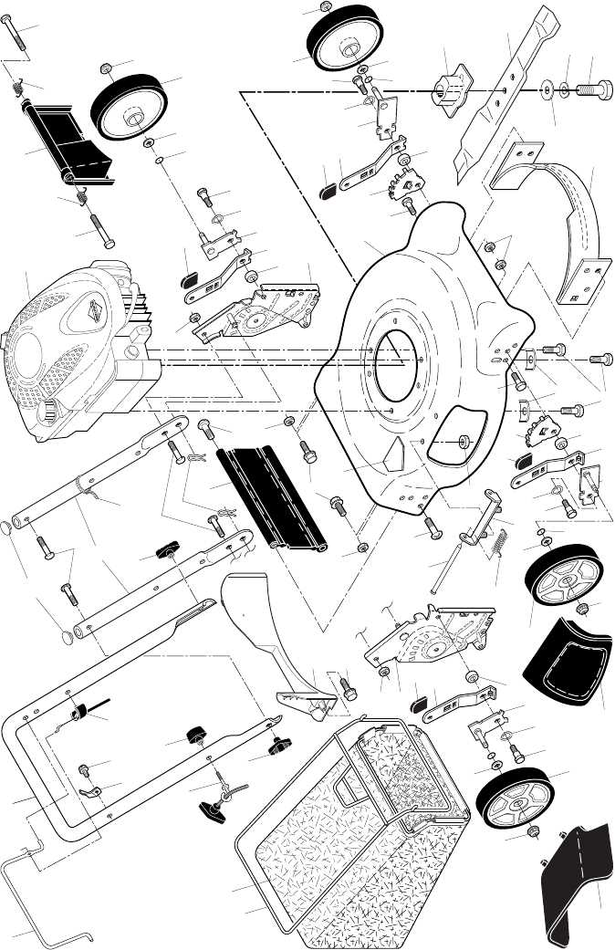 poulan pro lawn mower parts diagram