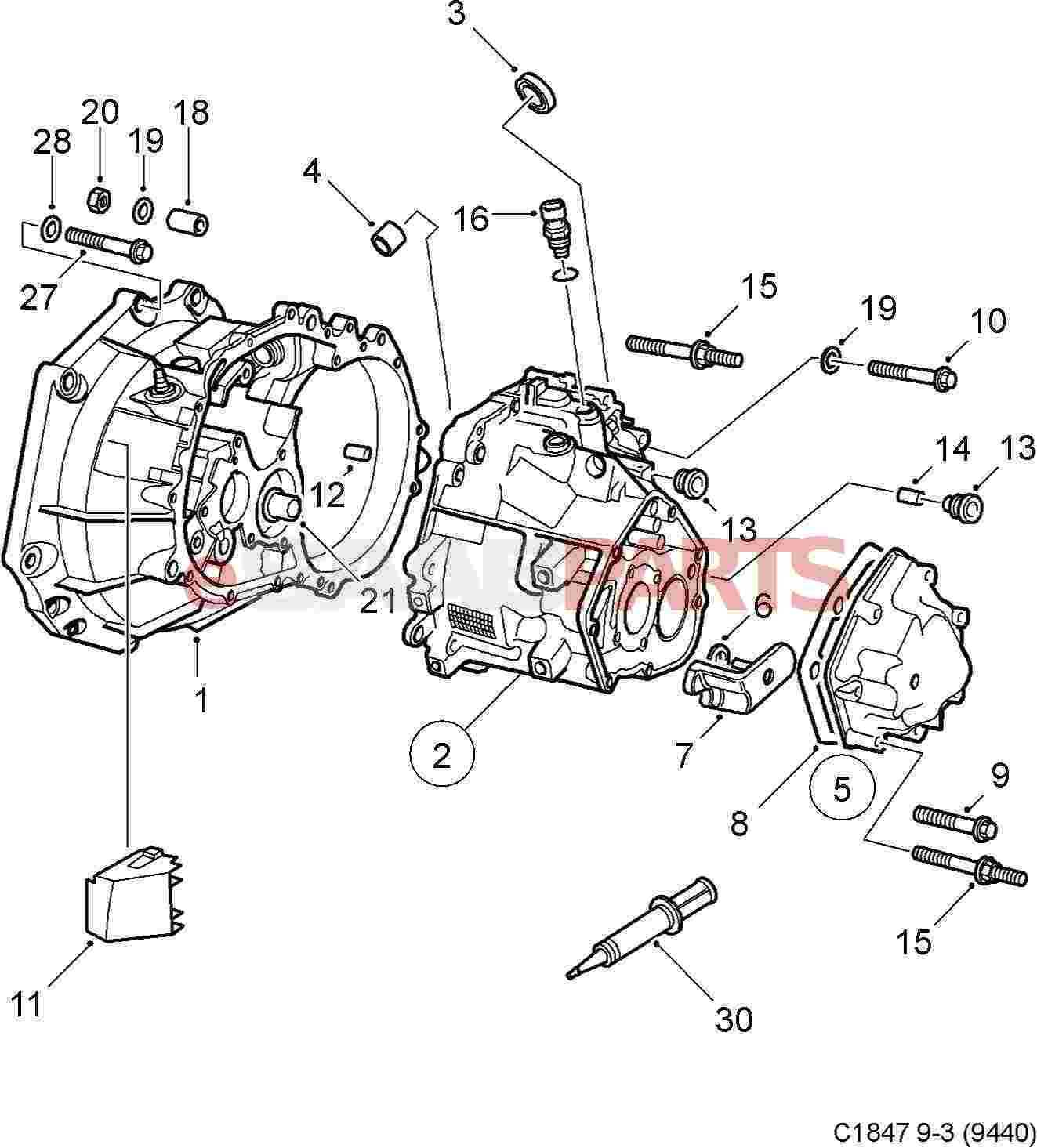 transmission diagram parts