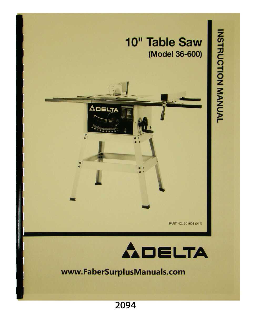 delta table saw parts diagram