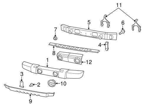 jeep wrangler jk front end parts diagram