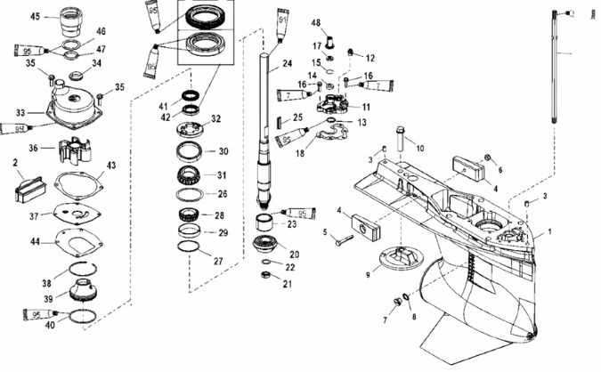 15 hp johnson outboard parts diagram