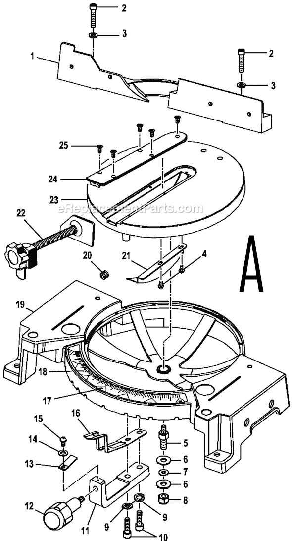 chop saw parts diagram