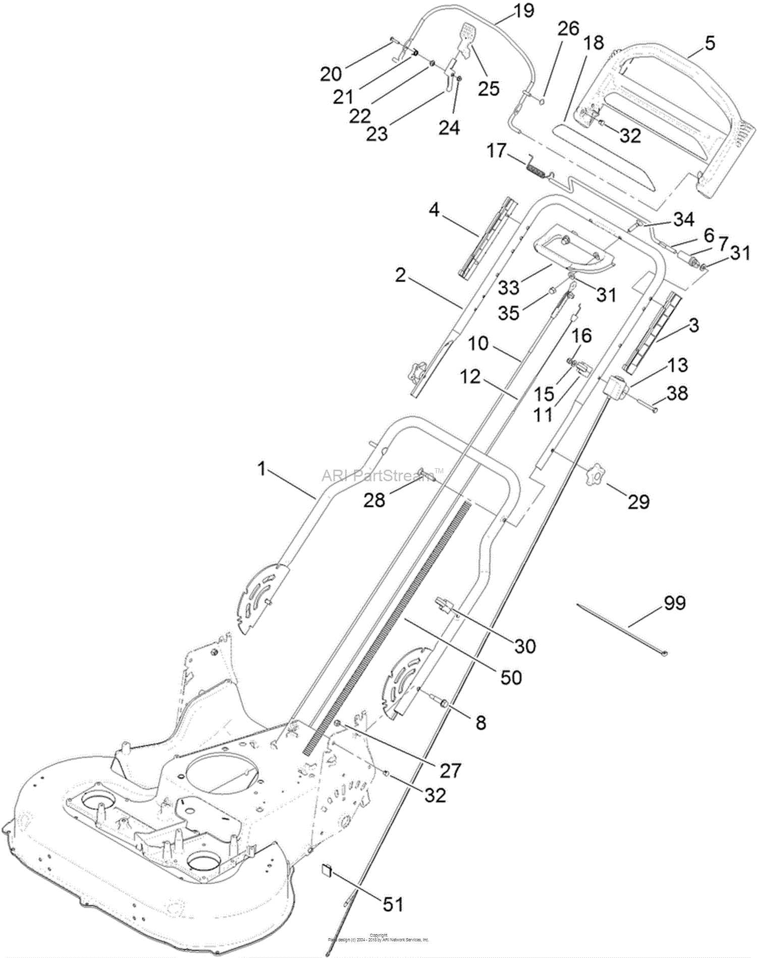 toro lx460 parts diagram