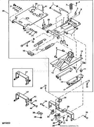 john deere 855 parts diagram