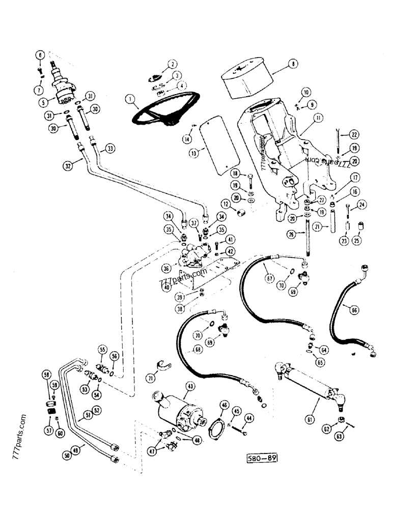 case 580ck parts diagram