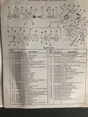 air impact wrench parts diagram