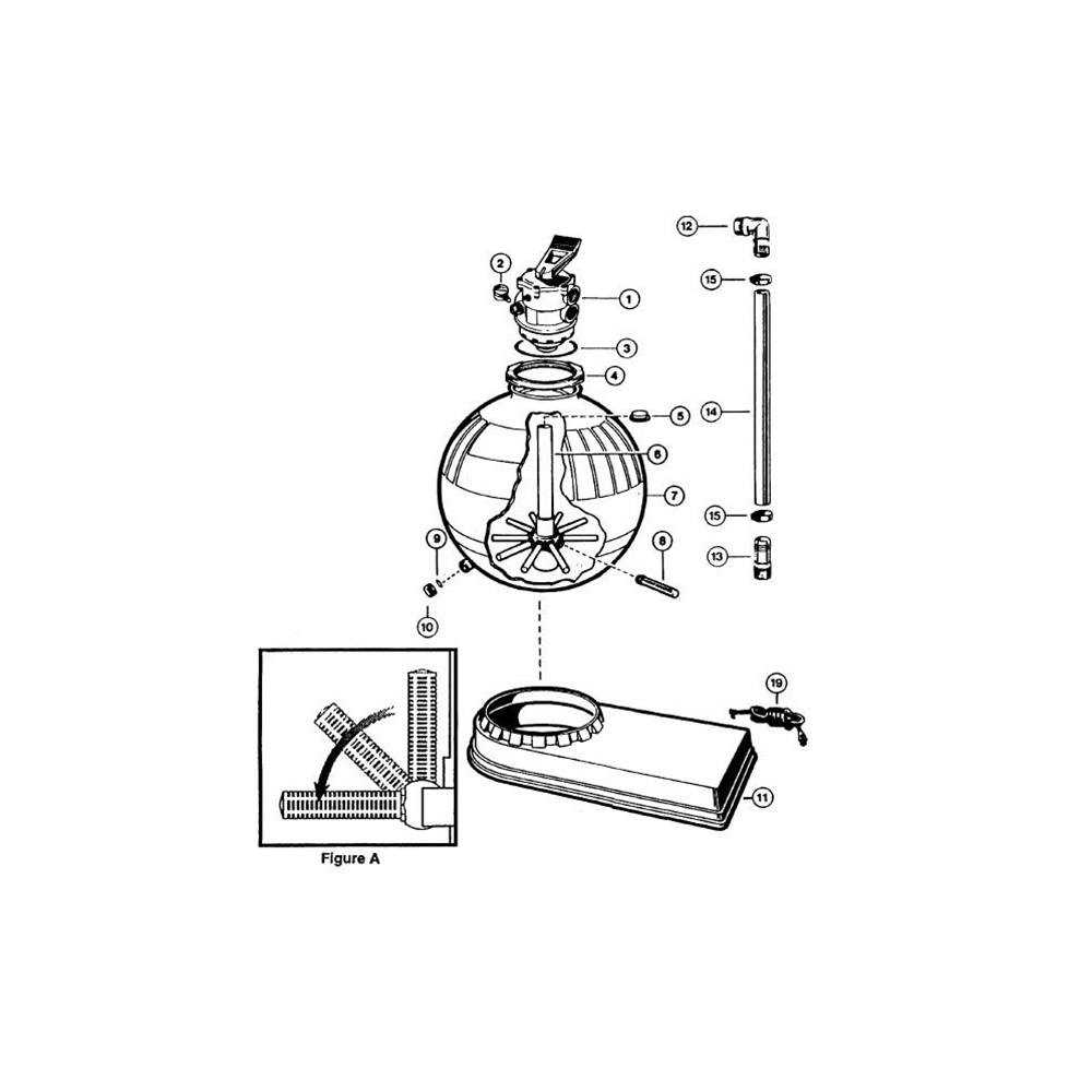 hayward pro series sand filter parts diagram