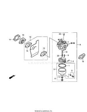 honda gcv160 carburetor parts diagram