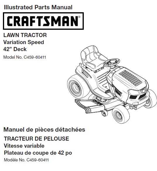 craftsman 42 inch mower deck parts diagram