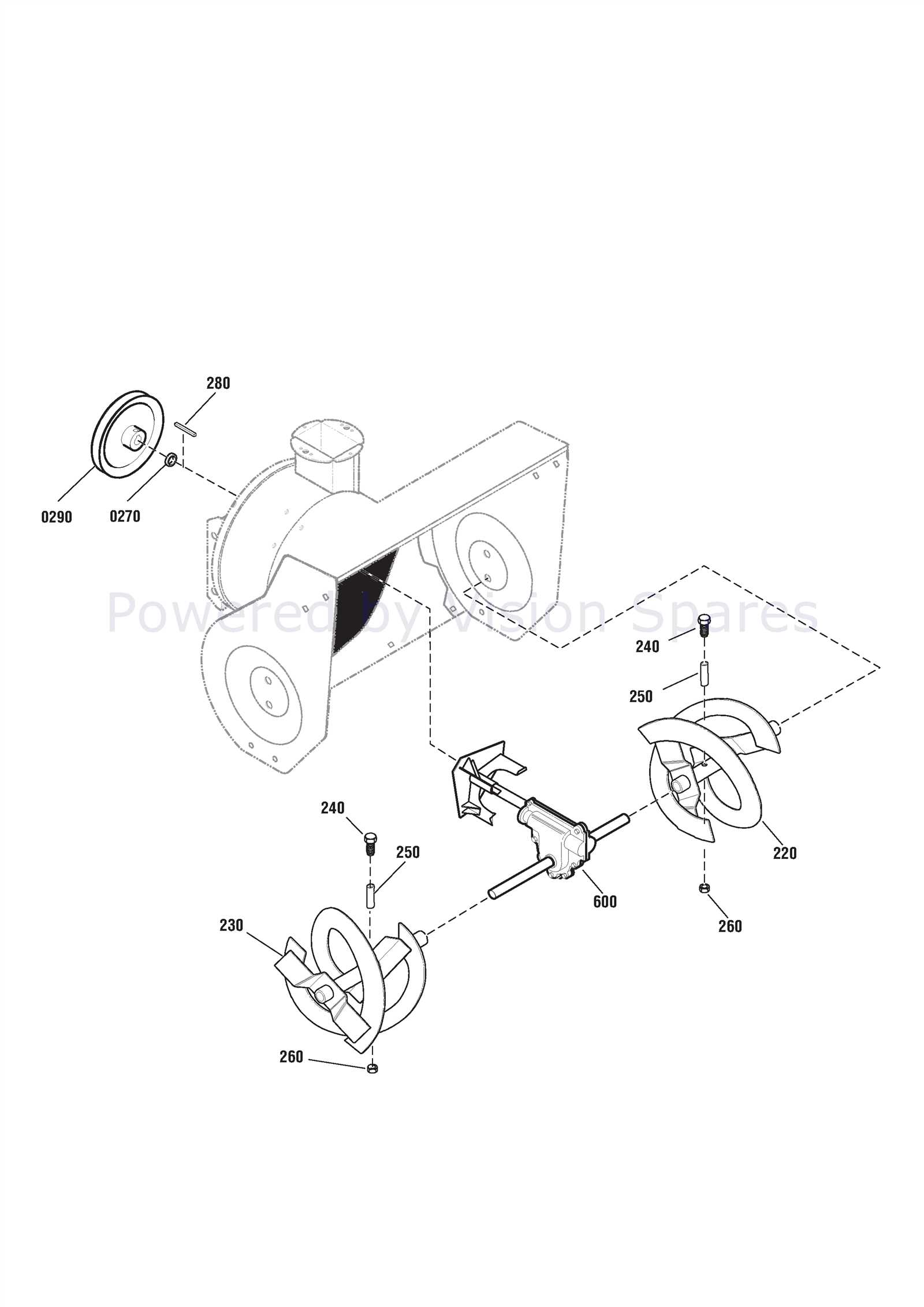 john deere snowblower parts diagram