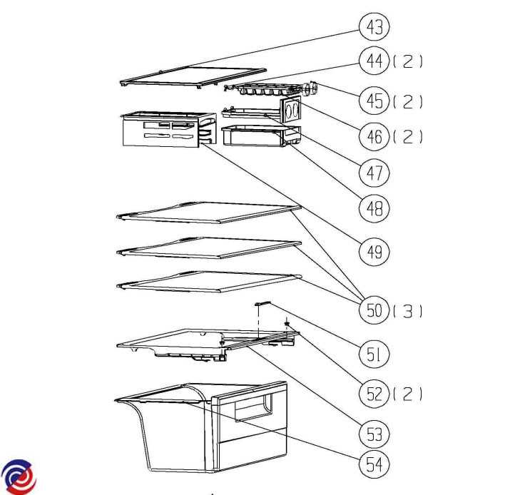 hisense  refrigerator parts diagram