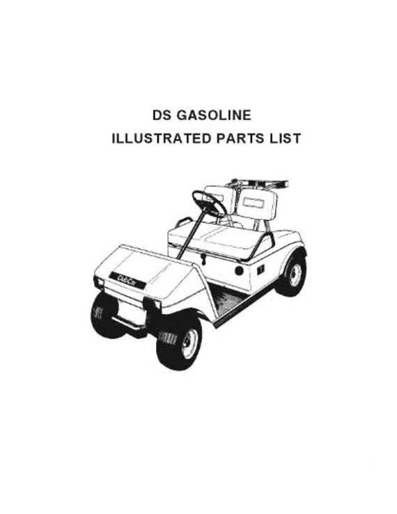 club car gas parts diagram