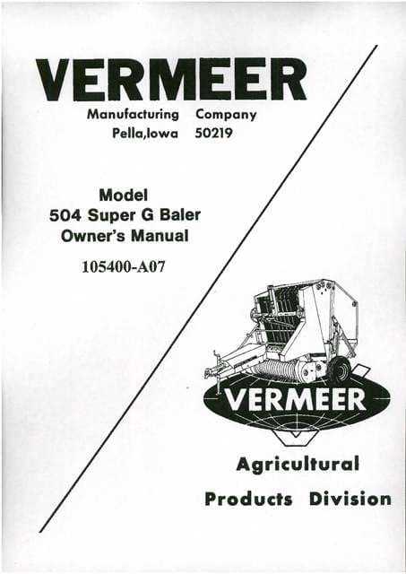 vermeer baler parts diagram