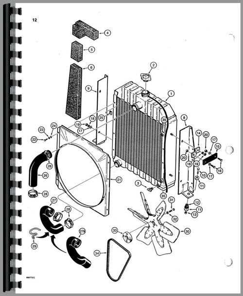 case 580 backhoe parts diagram