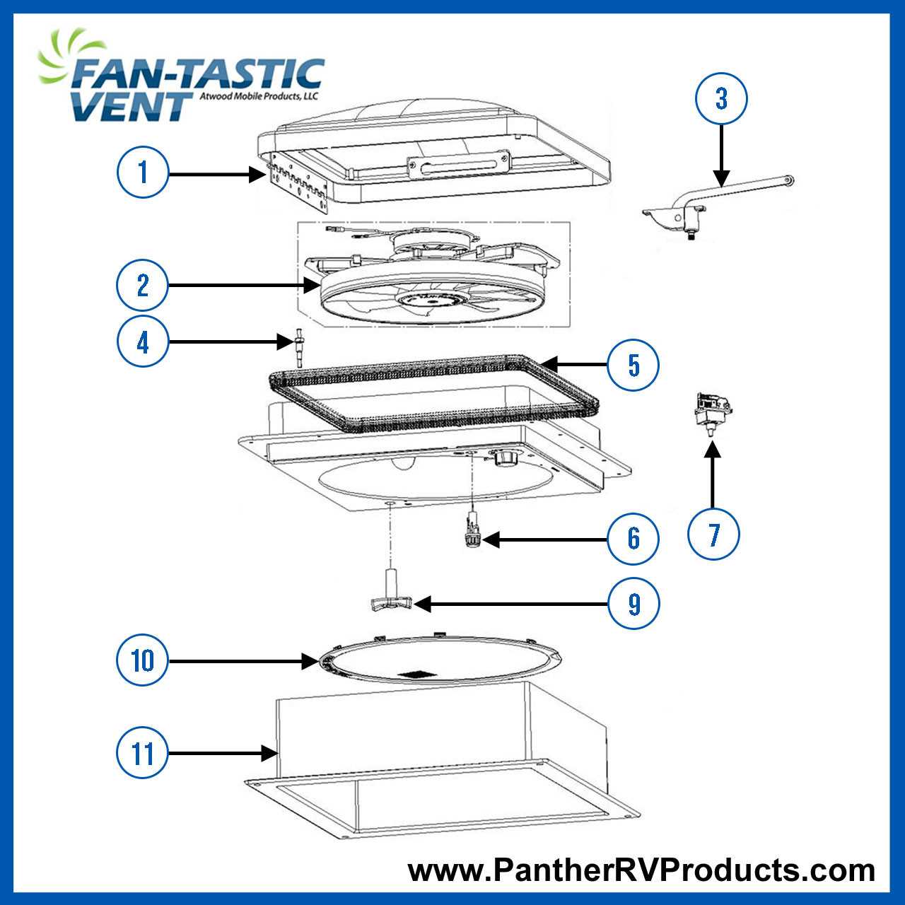 dometic refrigerator parts diagram