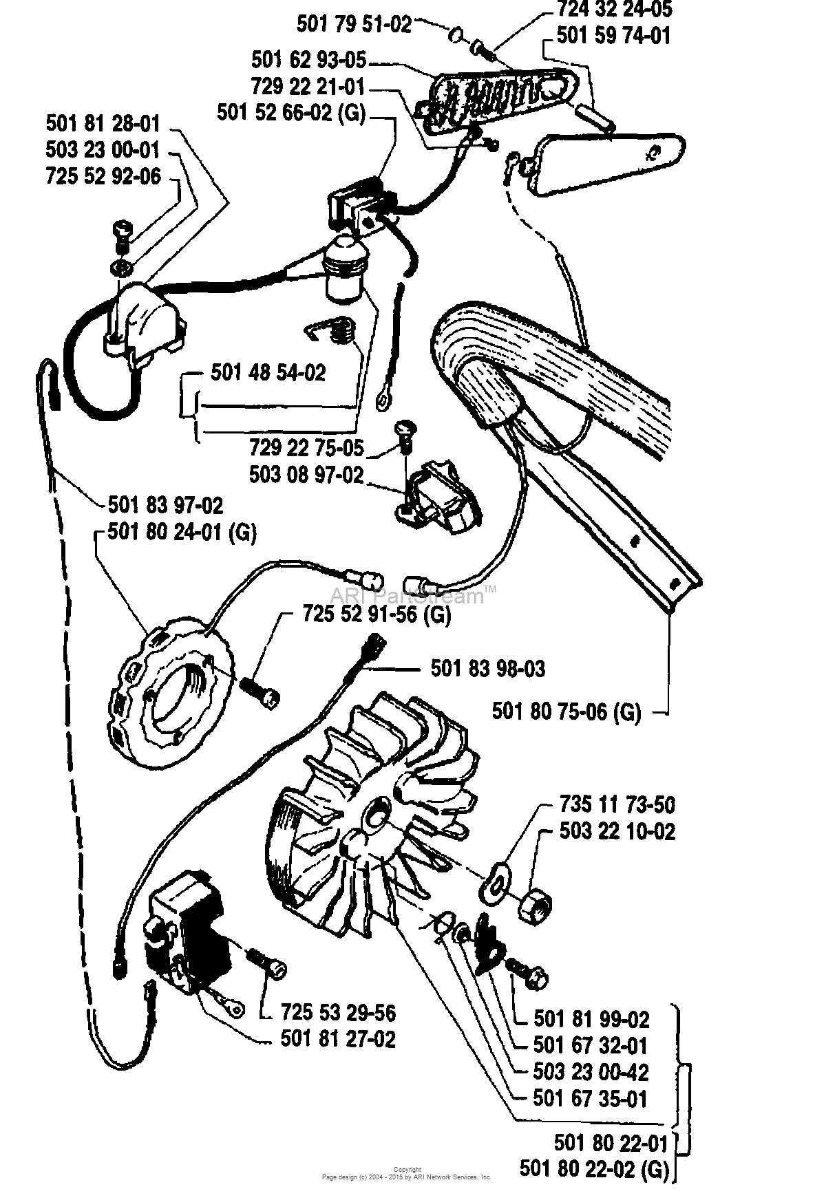 husqvarna 288xp parts diagram