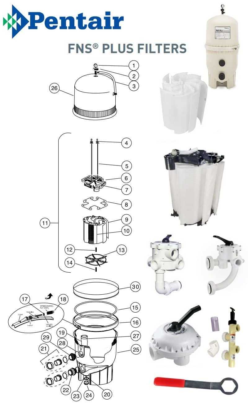 pentair fns plus 60 parts diagram