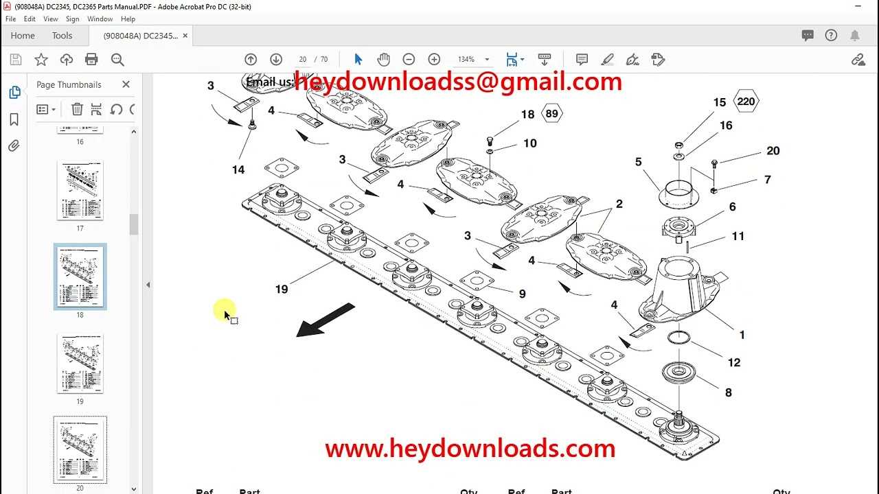 fort disc mower parts diagram