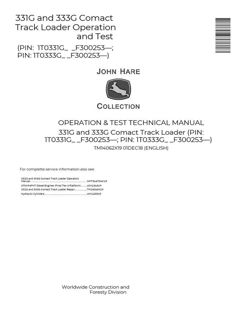 john deere 333g parts diagram