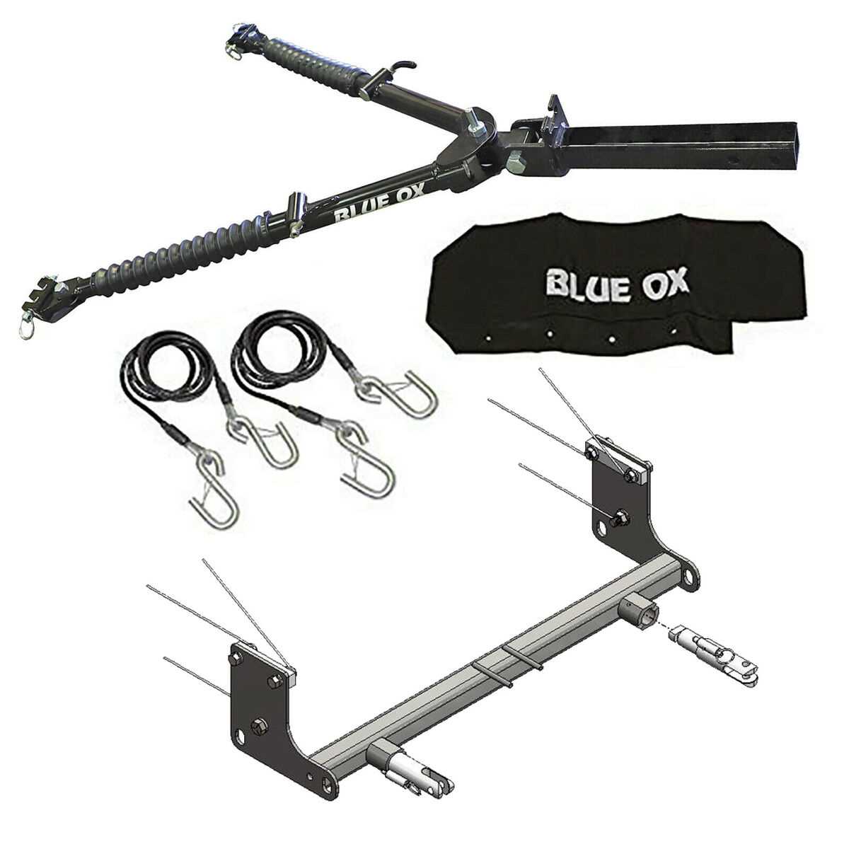 blue ox tow bar parts diagram