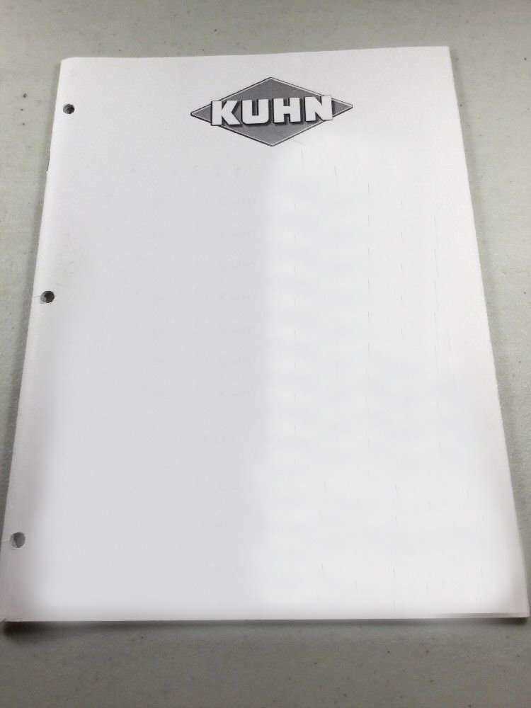kuhn gmd 800 parts diagram