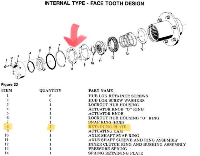 dana 30 parts diagram