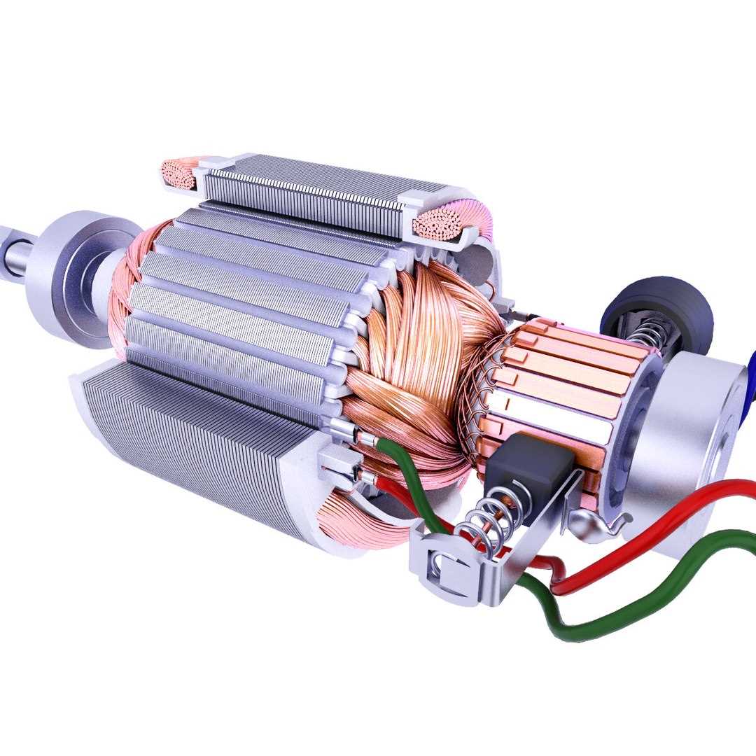 dc motor parts diagram