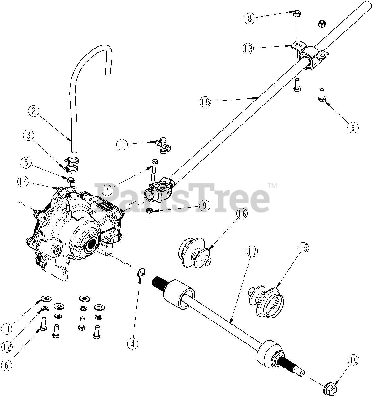 drive shaft parts diagram