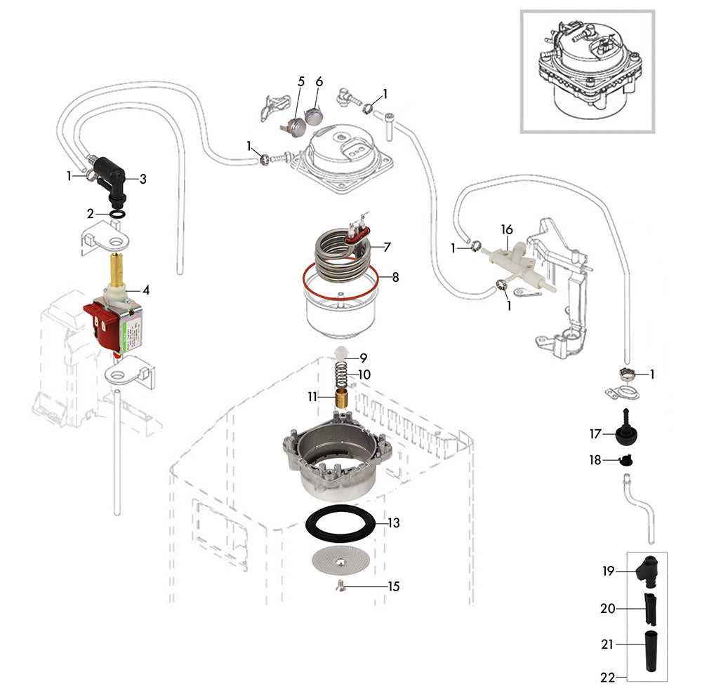 gaggia classic parts diagram