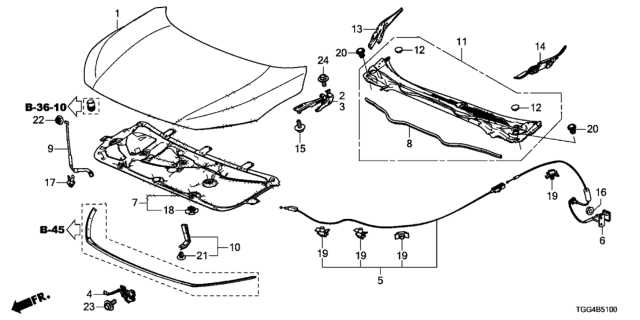 2017 honda civic parts diagram