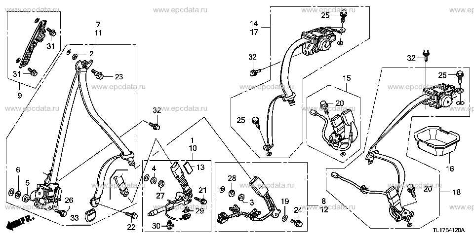 honda accord body parts diagram