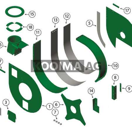 john deere 5400 parts diagram