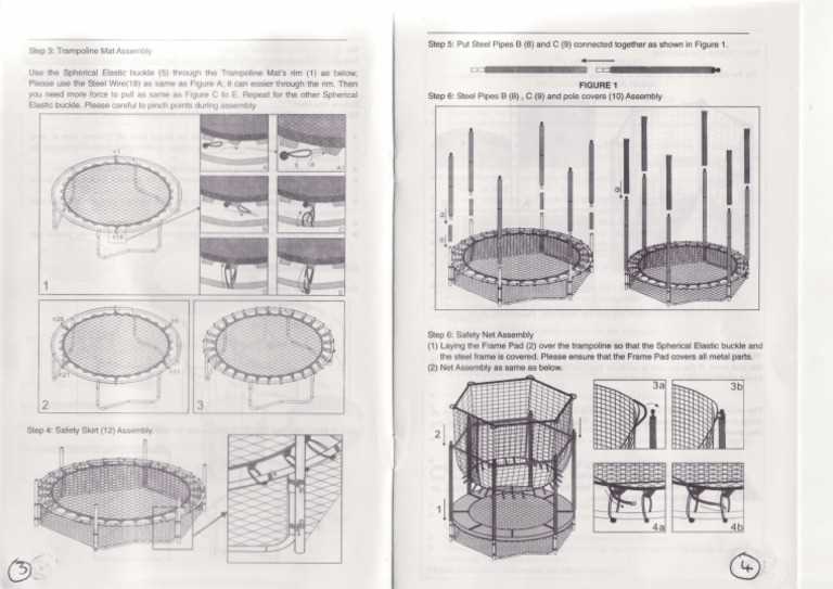 trampoline parts diagram