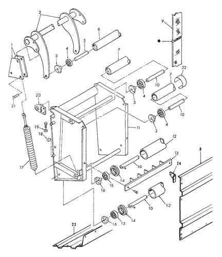 hesston baler parts diagram