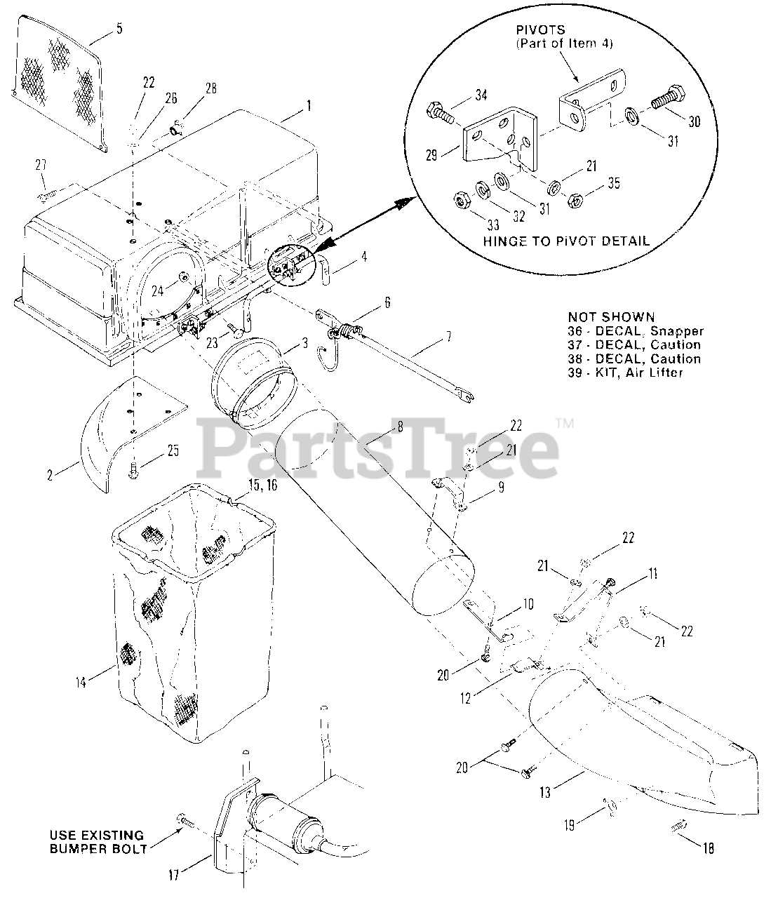 rear engine snapper riding mower parts diagram