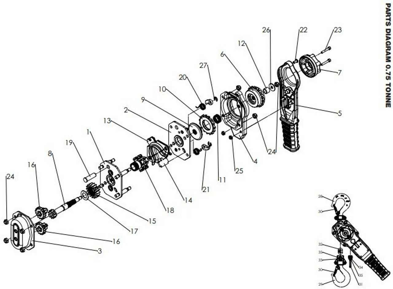 hoist parts diagram