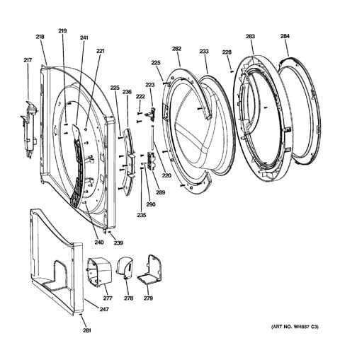 front load washer parts diagram