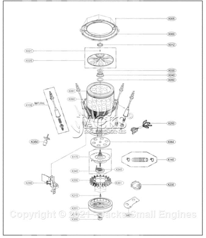 front load washer parts diagram