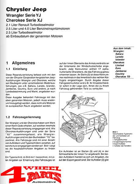 jeep cherokee body parts diagram