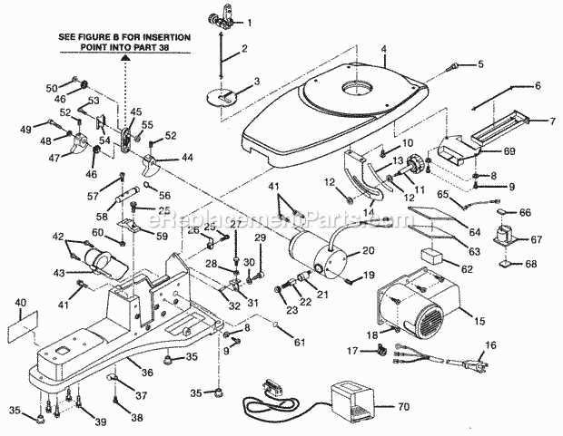 craftsman m140 parts diagram