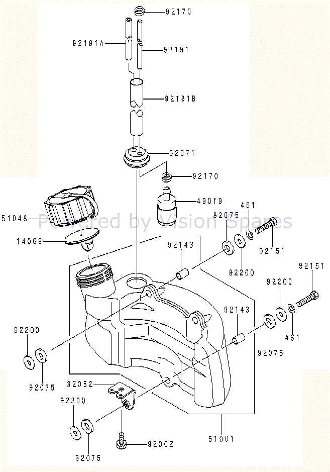 fuel tank parts diagram