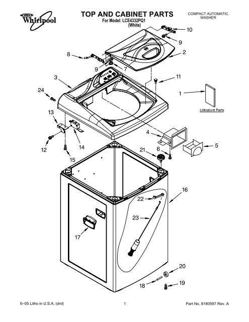 whirlpool gold series dishwasher parts diagram