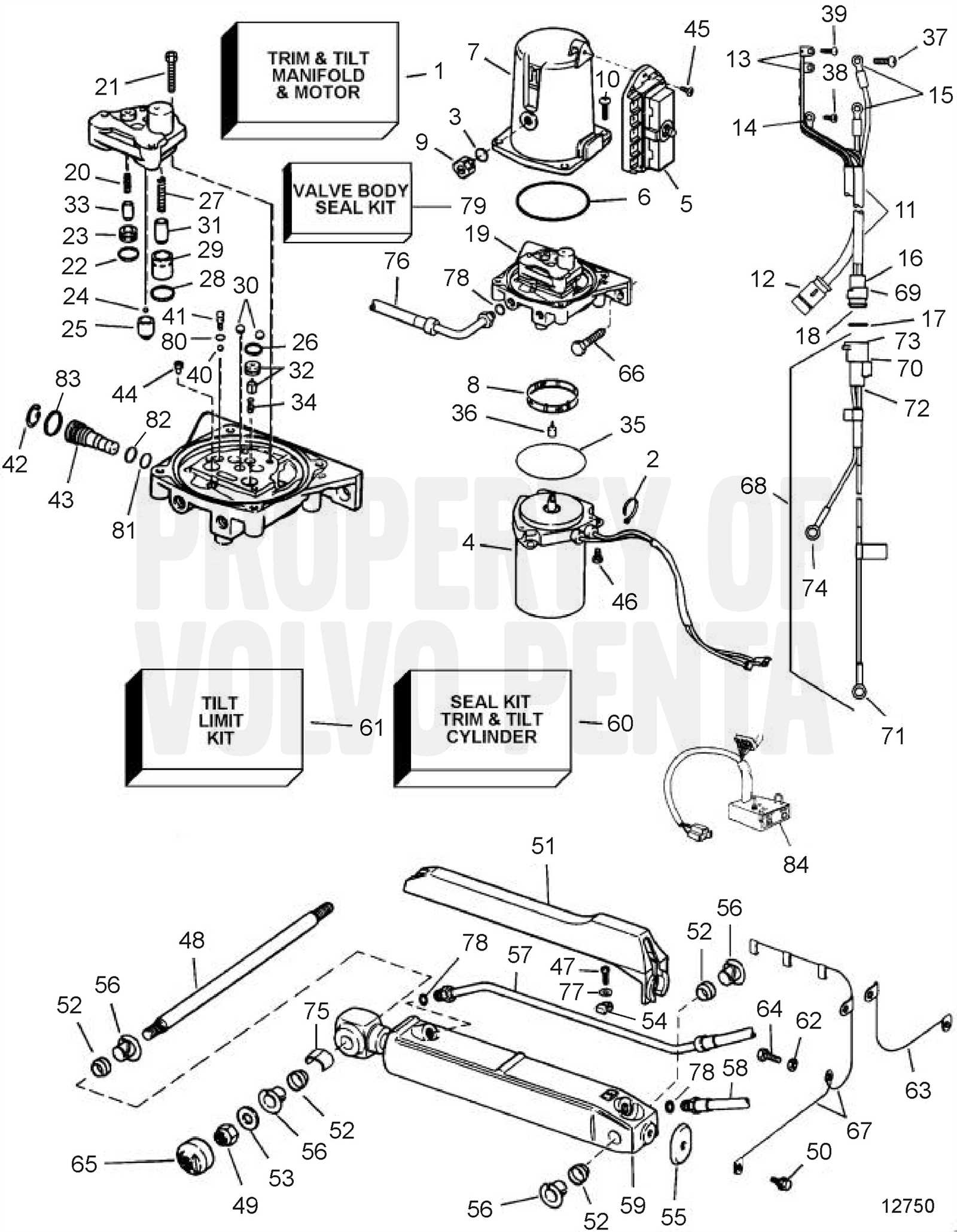 volvo penta sx m parts diagram