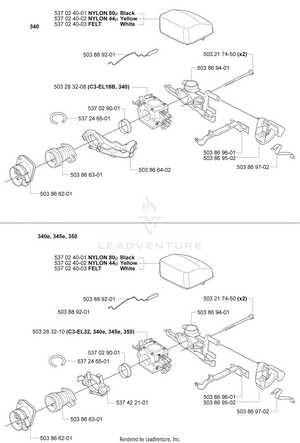 husqvarna 350 parts diagram