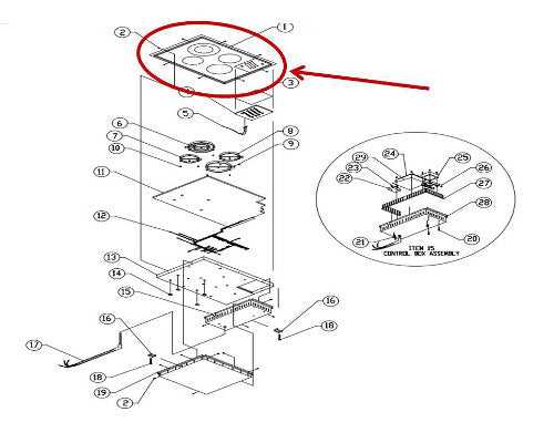 gas oven parts diagram